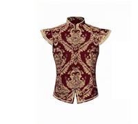 LOVIVER Manches Baroque | Rétro, en Jacquard, Confortable, Vêtement, pr Théâtre, s, Rouge