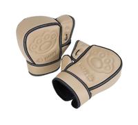 LOVIVER Manchons Chauffants en Cuir PU Nettoyable et Doublure Molletonnée pour Confort par Temps Froid pour UX Roues, Kaki, Taille Unique