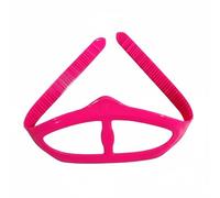 LOVIVER Masque de Plongée Lunettes Palmes Tuba Sangle en Silicone Souple Antipression Ajustement Universel Remplacement Facile Convient à Plongée Snorkeling Entraînement, Rose Vif