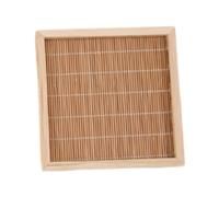 LOVIVER Mat de Refroidissement des Petits Animaux, Coussin de Couchage de Refroidissement de Cochon de Cochon, Cadeaux d'animaux de Compagnie d'été en Bambou, 10.5 Cm X 10.5 Cm