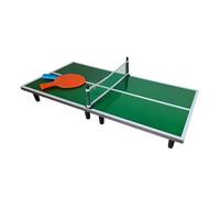 LOVIVER Mini table de -pong avec filet, jouet d'exercice portable et multifonctionnel, 2 raquettes pour se réunir en appartement, dortoir, festival ou
