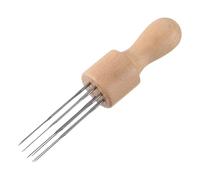 LOVIVER Outil à Piquer Saucisses avec Manche en Bois, Kit d'Outils pour Charcuterie, Idéal pour la Fabrication Maison de Saucisses et la Salaison, Usage Domestique et Artisanal