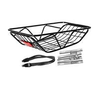 LOVIVER Panier arrière de vélo, Porte-Bagages, Pratique, Robuste et Amovible, pour Transporter Son Chien en randonnée, Ses Courses ou Ses Animaux de Compagnie, Ondulé