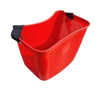 LOVIVER Panier de cueillette de Fruits, Seau de Rangement Polyvalent avec Bretelles réglables pour l'agriculture et Les légumes, Rouge