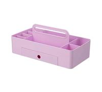 LOVIVER Panier de rangement de douche avec tiroir, organisateur de maquillage de salle de bain, panier compartimenté pour coiffeuse