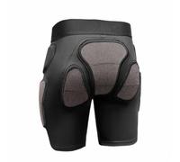 LOVIVER Pantalon de Protection de Ski Short Matelassé Anti-Impact Hanches Fessier Cuisses Mousse XRD EVA Tissu Élastique Panneaux Aérés Forme Ergonomique Adapté Snowboard Sports de Descente , M