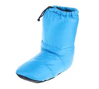LOVIVER Pantoufles En Duvet D'oie Blanche, Chaussons Chauds D'hiver pour Tente de Camping, Bleu L, 35-47