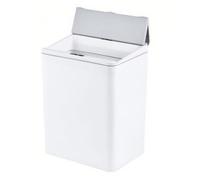 LOVIVER Pbelle Intelligente à Cvercle Rabaable Pbelle à Capteur Infrarge Moderne à Déchs Recharge USB pr lle Bain