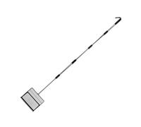 LOVIVER Pelle télescopique en métal pour fumier de Poulet, Outil de tamisage de litière pour stalles de chèvres, poignée Ergonomique, légère et Polyvalente,