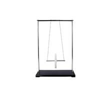 LOVIVER Pendule de Physique Roue de Maxwell Appareil Démonstration Instrument Expérience Structure Métal Base Noire Stable pour Observations Claires Convient, Pendule De Maxwell Nouveau Programme