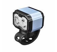 LOVIVER Phare Vélo Avant Éclairage Lampe Projecteur Double Lentilles Derrière Capot Transparent pour Faisceau Puissant et Précis Base à Dégagement Rapide, Bleu