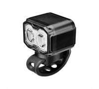 LOVIVER Phare Vélo Avant Éclairage Lampe Projecteur Double Lentilles Derrière Capot Transparent pour Faisceau Puissant et Précis Base à Dégagement Rapide, Noir