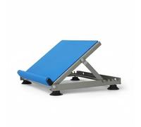 LOVIVER Planche d'Étirement Du Pied Planche Inclinée pour Mollets Plateau de Stretching Planche Pliable Base Stable Cadre en Acier Améliore l'Amplitude et le, Bleu
