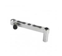 LOVIVER Plateau d'Appâts de Pêche Support Bras d'Extension Accessoire de Siège Rangement Outils Alliage d'Aluminium Léger pour Extension de Travail Autour du, Gray