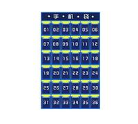 LOVIVER Pochette de rangement pour téléphone portable en classe, sac de rangement pour téléphone avec numéro, multifonction, organisateur, tableau de poche, 36 Poches 67x96cm