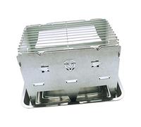 LOVIVER Poêle à Bois pour Camping, Four, brûleur à, Grille Amovible résistante au Vent pour la randonnée, Barbecue, Barbecue, Grand avec Plateau