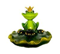 LOVIVER Pond d'eau Flottante Frog Figurine Resin Ornement, Artisanat Funny Creative Gift Statue, décor étang pour Garden Pond Outdoor, Style A