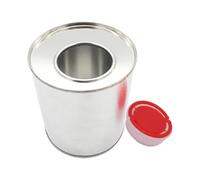 LOVIVER Pot de rangement de peinture vide en métal, seau à peinture multi-usages pour loisirs créatifs, fournitures artistiques et adhésifs.
