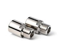 LOVIVER Rallonge de Pédale Vélo Extenseur Pédale Adaptateur Pédale Entretoise Pédale Montage Facile sur Pédales 9 16 avec Repères Gauche Droite pour Stabilité, Argent, L Et R, 20mm