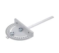 LOVIVER Rapporteur d'Angle Menuisier, Scie Circulaire de Table 180 Degrés Règle d'Angle de Style T, Jauge à Onglet pour Scie de Table Bois Bricolage