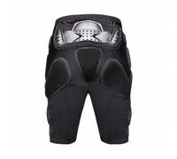 LOVIVER Riding Pants Shorts de Protection Pantalon sous-Short avec Matelassage EVA et Panneaux Genoux Ajustement Près du Corps pour Conduite Entraînement Randonnée Tout-Terrain , Noir , S