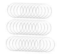 LOVIVER Rondelles d'étanchéité en Verre de Montre 0,9 mm de Hauteur 0,45 mm d'épaisseur de Joints toriques Blancs de Rechange pour Montres en Verre, 31 pièces 25-40mm