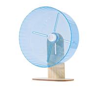 LOVIVER Roue d'exercice silencieuse pour Hamster, Accessoire pour Cage, Robuste et silencieuse, pour Hamsters, Petits Animaux, Rats, gerbilles, Bleu
