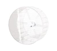 LOVIVER Roue d'exercice silencieuse pour Hamster, Balle d'exercice Ronde de 20 cm, entraînement, Exercice, Coureur Volant pour Rats et gerbilles, Clair