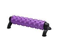 LOVIVER Rouleau de Fitness en Mousse avec Support, Colonne de, Outil de Massage Complet du Corps pour Le Sport, Le Fitness, la Gymnastique, Violet