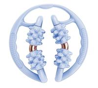 LOVIVER Rouleau de Massage Pince Circulaire Masseur Manuel et Appareil de Fitness avec 8 Roues pour Une Action Profonde Adapté pour L'Entraînement à Domicile, Bleu