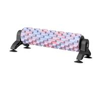LOVIVER Rouleau en Mousse pour Massage Complet du Corps, Colonne de pour Massage des Tissus Profonds et Musculaires, Rouleau d'exercice de Fitness, Rose Bleu
