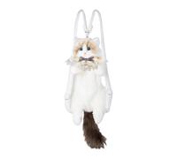 LOVIVER Sac à Dos en Peluche Mignon pour Chat Sac à Dos Tendance en Peluche Fait à la Main pour Enfants