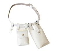 LOVIVER Sac à Taille, Rémunération en Cuir PU Léger en Cuir Léger, Blanc