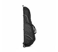 LOVIVER Sac d'Équipement d'Escrime Étui Chariot Rangement Compartimenté Roues Robustes Base Bois Cadre Métal pour Matériel Masque Vêtements Idéal Pratique Concours Déplacement, Noir Neuf