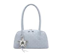 LOVIVER Sac fourre-Tout Tendance Style Hobo, idéal pour Les et des employés Bureau, Bleu