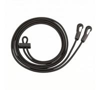 LOVIVER Sangle d'Entraînement Équestre Élastique Enrênement Longe Bride Latex Souple avec Résistance Flexible et Longueur Ajustable pour Port de Tête Correct Adaptée au Dressage Entraînement Quotidien