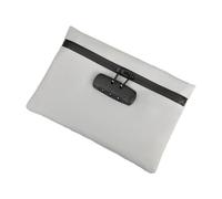 LOVIVER Sauteur de Cartes à Bourse à Bourse verrouillable Compact Femmes Hommes Purs à Sac de Sac de Stockage de Pochette Argent pour Les Cartes de, Gris