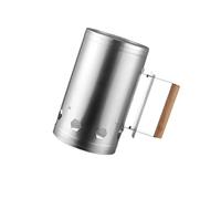 LOVIVER Seau de brûleur d'allumage de cheminée Portable avec poignée, bidon de Charbon de Bois, Seau de Charbon pour Jardin, extérieur, Camping,
