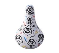 LOVIVER Selle vélo Enfant, résistante aux intempéries, Accessoire vélo, siège Confortable pour Faire du vélo, Lignes Noires