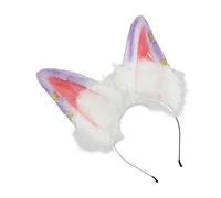 LOVIVER Serre-tête oreilles de chat, accessoire unique et amusant pour cheveux, pour femmes et filles, Violet