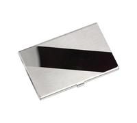 LOVIVER Sortez de Cartes de Visite Cartes de Noms Purse Boîte de Rangement Portable Portable pour Hommes/Femmes Pocket Metal Card Case, Style C