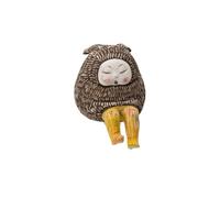 LOVIVER Statuette Décorative en Céramique Texturée avec Finition Émaillée Rustique pour Tablette et Manteau Cheminée
