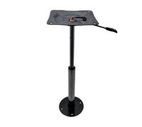 LOVIVER Structure Table Relevable en Métal Ressort à Pneumatique Noir Cadre Table Élévatrice Colonne Télescopique Gain Place pr Canapé, Travail