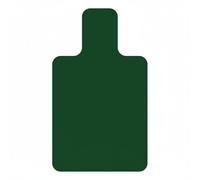LOVIVER Suede Pilate Pad Tapis Absorbant Caoutchouc Antidérapant Surface Moelleuse Protection Adapté pour Exercices Pilates Studio, Vert Foncé, 96x56cm 1MM