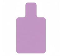 LOVIVER Suede Pilate Pad Tapis Absorbant Caoutchouc Antidérapant Surface Moelleuse Protection Adapté pour Exercices Pilates Studio, Violet, 96x56cm 1MM