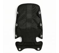 LOVIVER Support de Dos de Plongée Coussin Dorsal Plaque Arrière Tapis de Dos Panneau Renforcé Vertical et Découpes Latérales pour Maintien Stable du Gilet, Noir, XL