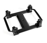 LOVIVER Support de Fixation Vélo Porte-Bagages Adaptateur Support Attache Connecteur pour Sacoche et Panier à Libération Rapide Pliable Plastique de avec