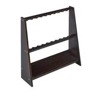 LOVIVER Support de Queue de Billard, Organisateur de Support, Accessoires de Billard, de Plancher Vertical Moderne en Bois, de Billard