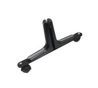 LOVIVER Support de séparation de pièce, pieds de remplacement pour cloison, réglable, épais, pour hôtel, intérieur, maison, Noir