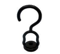 LOVIVER Support Queue de Billard Porte Queue Crochet Accroche Rangement Vertical Droisseur Compatible Petites Moyennes Pointes Matériau Renforcé Résistant à, Large Head